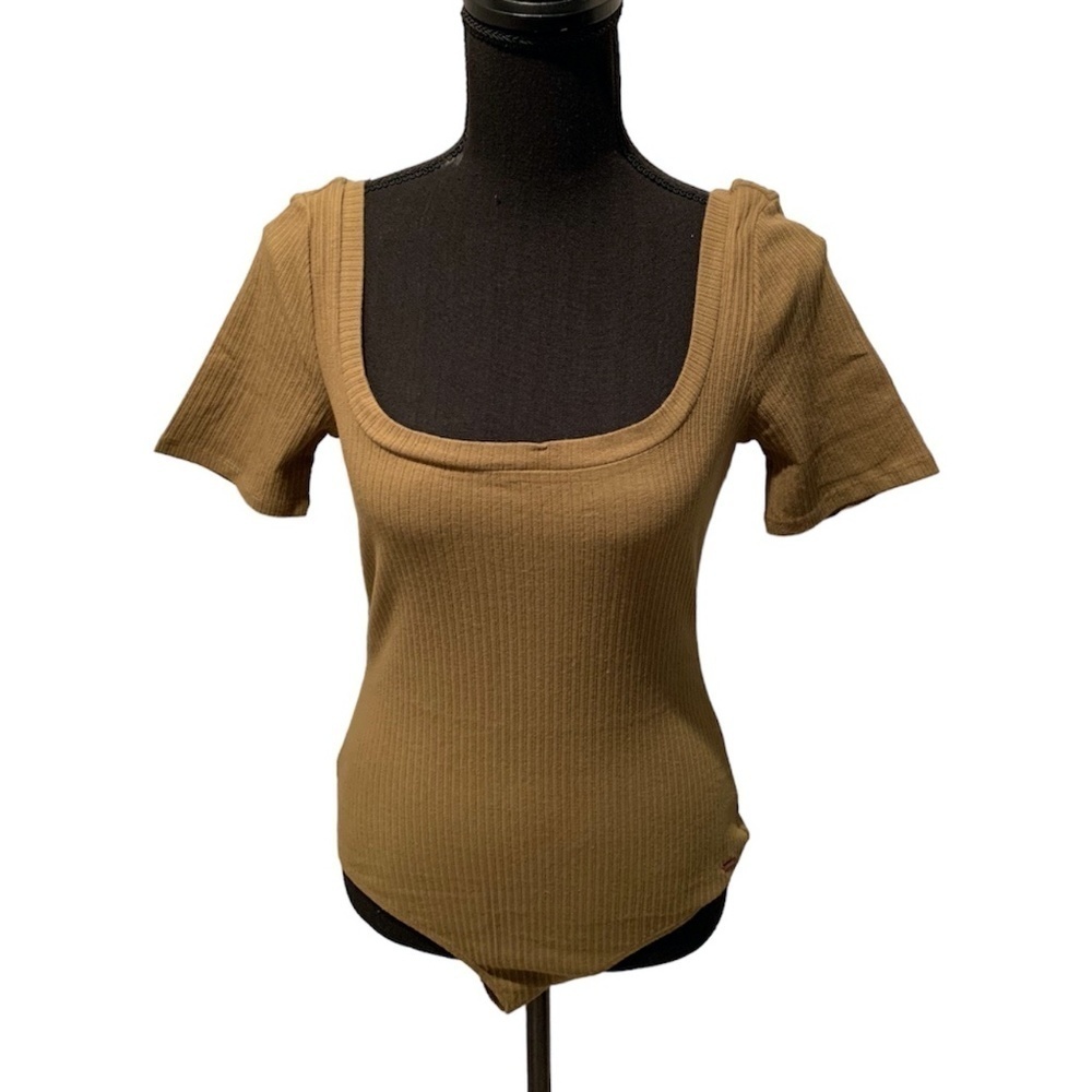 n:philanthropy Langley Bodysuit in Olive Large NWT